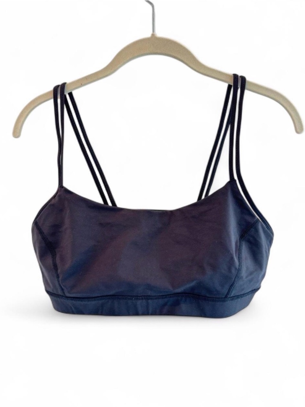 lululemon athletica Black Double-Strap Sports Bralette